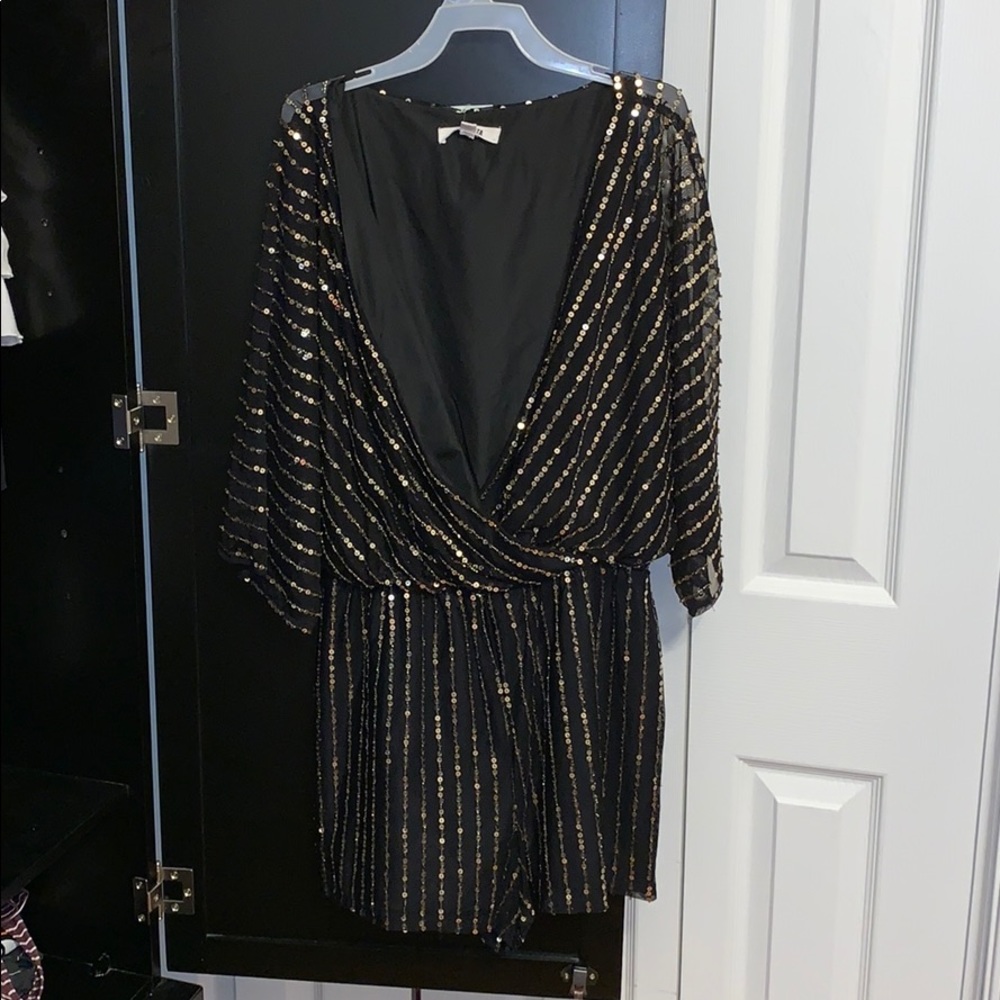 SEQUIN BB DAKOTA ROMPER